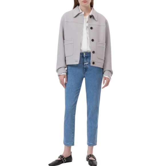 Closed Jeans High Waisted Pedal Pusher Cropped Jeans Sz 40/US 6 Ret$359 - Picture 4 of 13